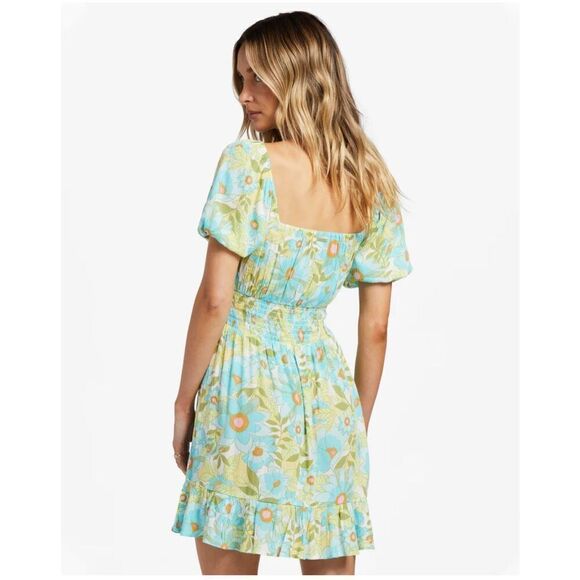 NWOT Billabong surf Ocean Eyes Something Pretty dress XS - Picture 2 of 11